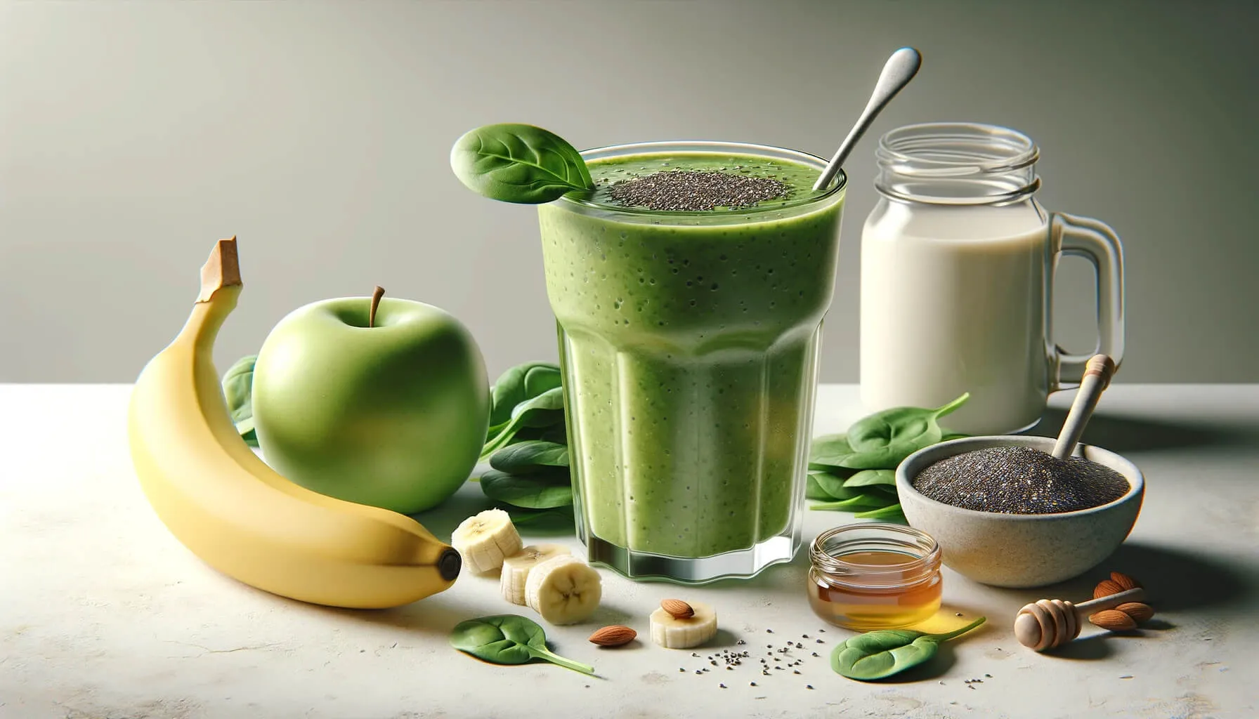 Enerji Veren Yeşil Smoothie