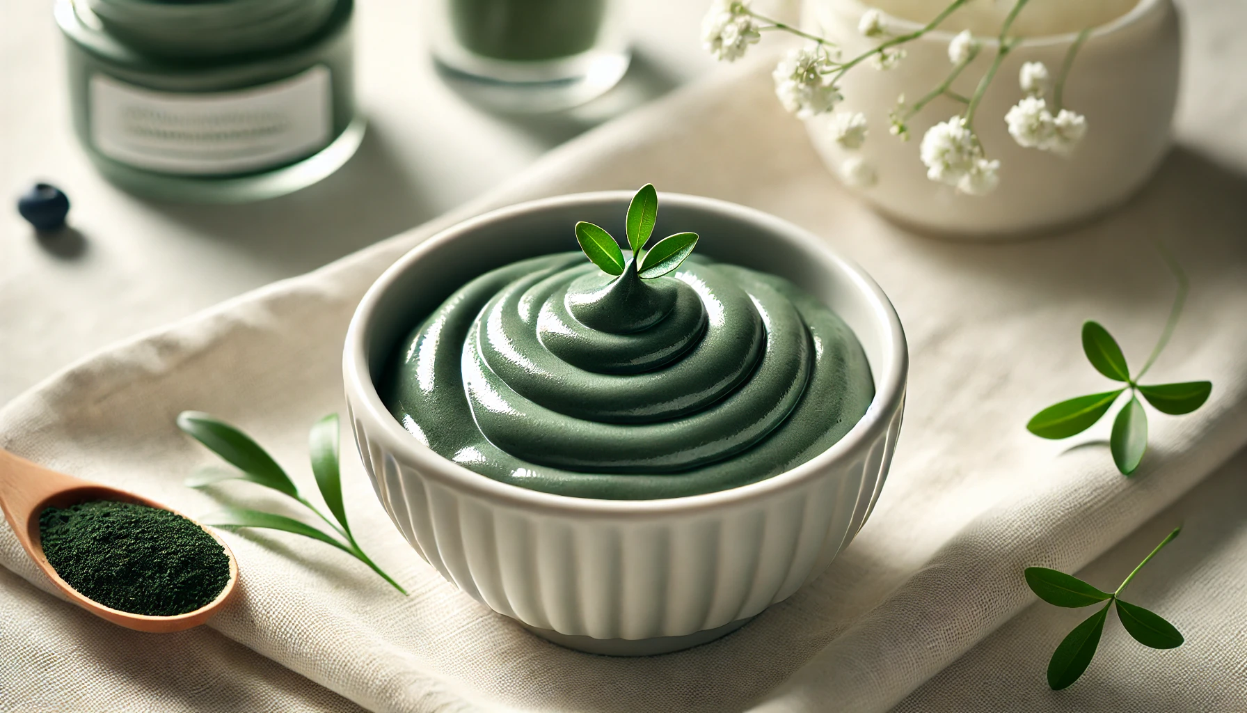 Yosun ve Spirulina Canlandırıcı Cilt Maskesi