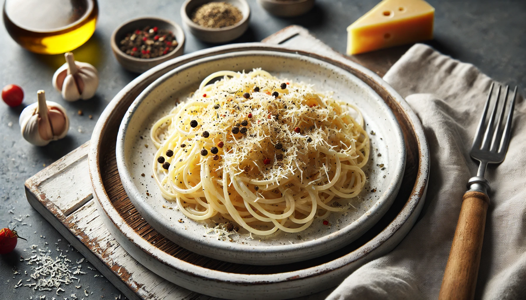 Cacio e Pepe (Peynir ve Karabiber Makarna) Tarifi