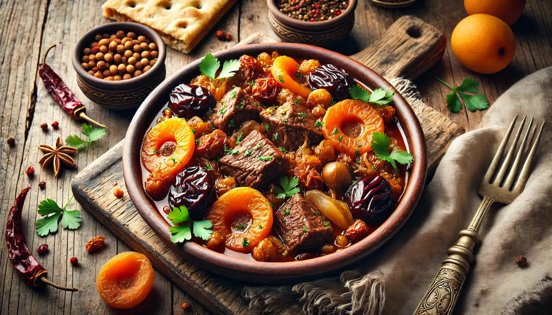 Fas Usulü Kuzu Yahnisi (Tagine) Tarifi