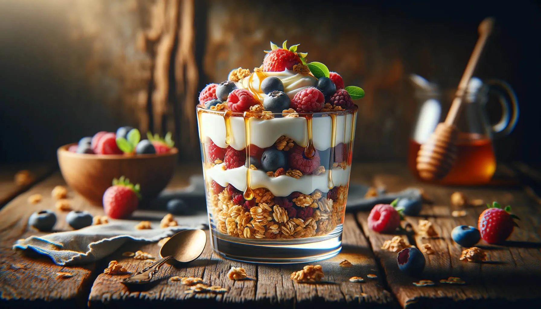 Granola ve Yoğurt Parfait Tarifi