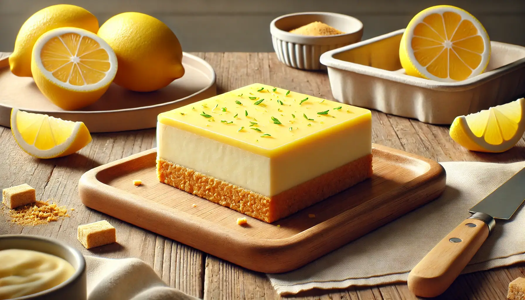 Limonlu Cheesecake Bar Tarifi