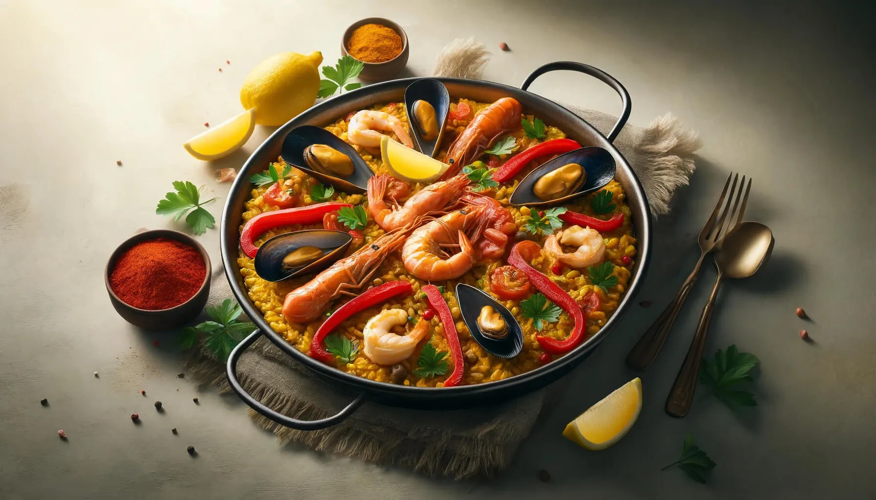 Paella (Deniz Mahsullü İspanyol Pilavı) Tarifi