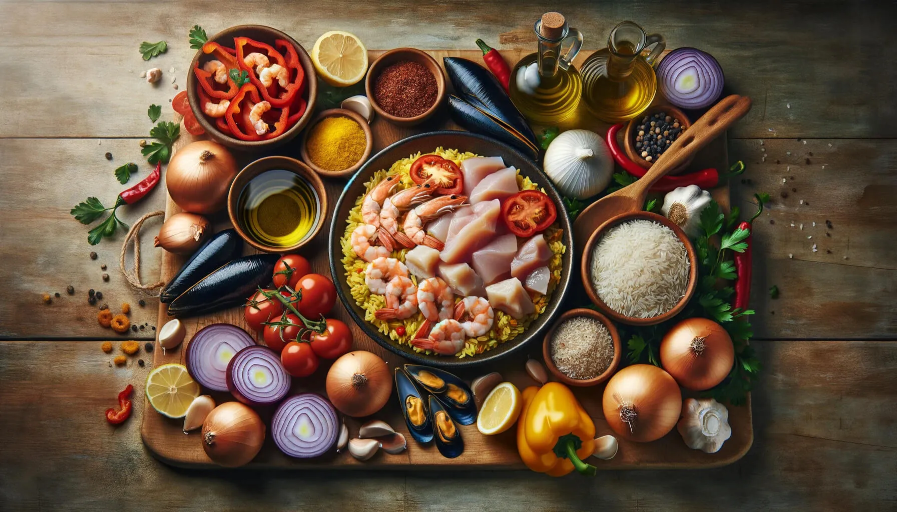 Paella (Deniz Mahsullü İspanyol Pilavı) Tarifi