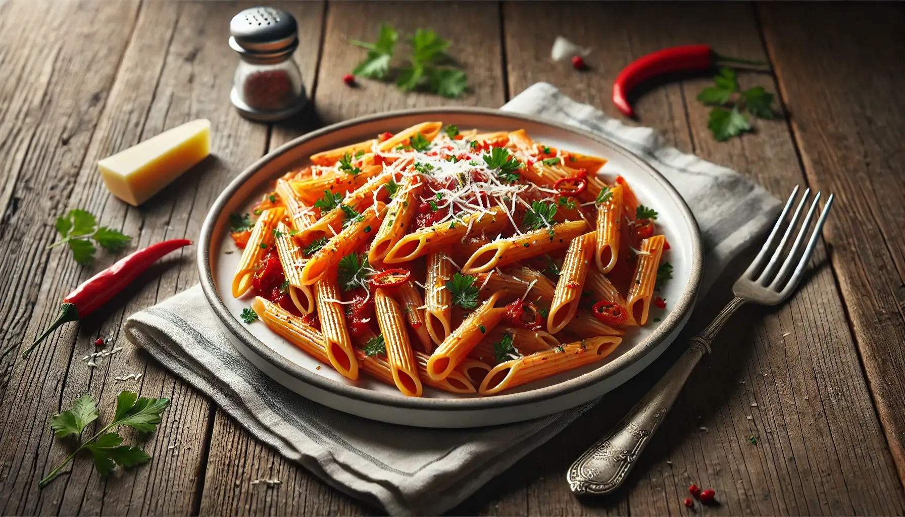 Penne Arrabbiata (Acılı Penne) Tarifi 