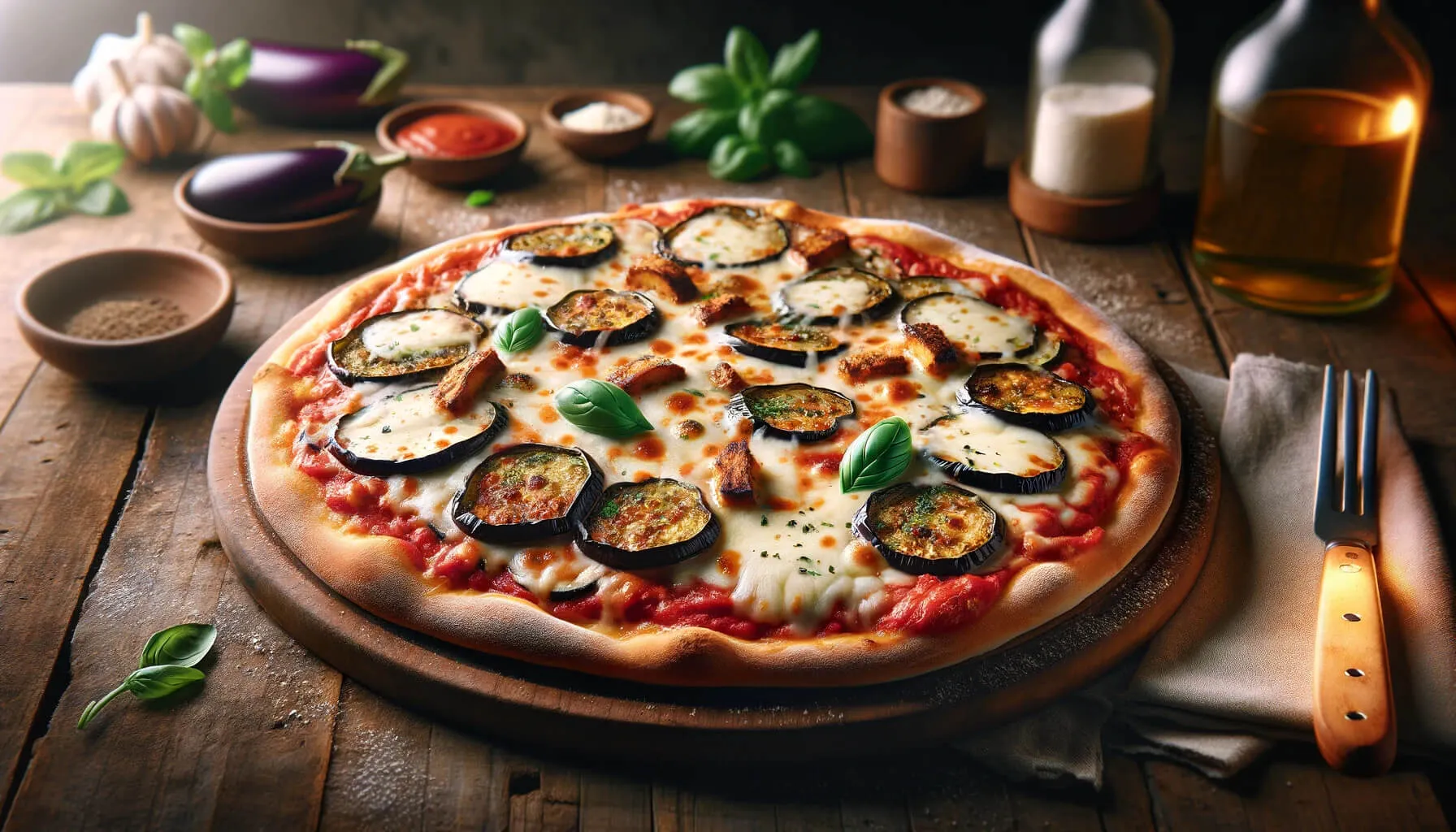 Pizza Parmigiana (Patlıcanlı Pizza) Tarifi