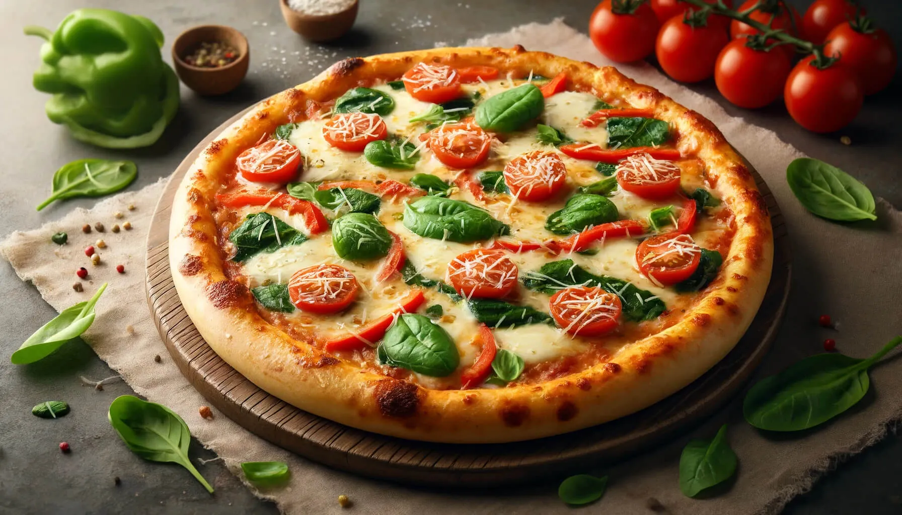 Pizza Primavera (Bahar Pizzası) Tarifi