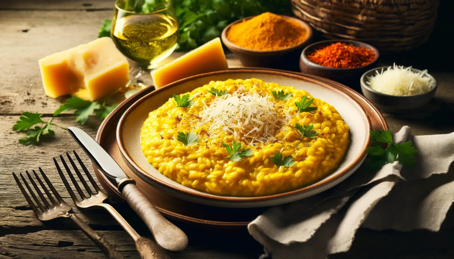 Risotto alla Milanese (Safranlı Risotto) Tarifi