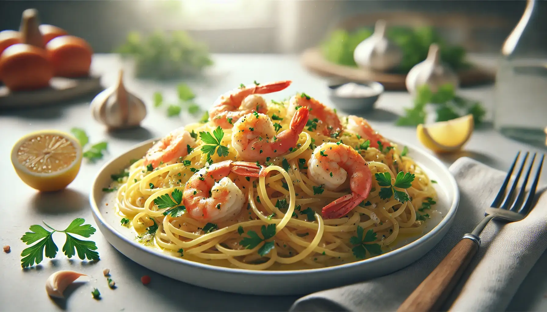 Shrimp Scampi Makarna Tarifi