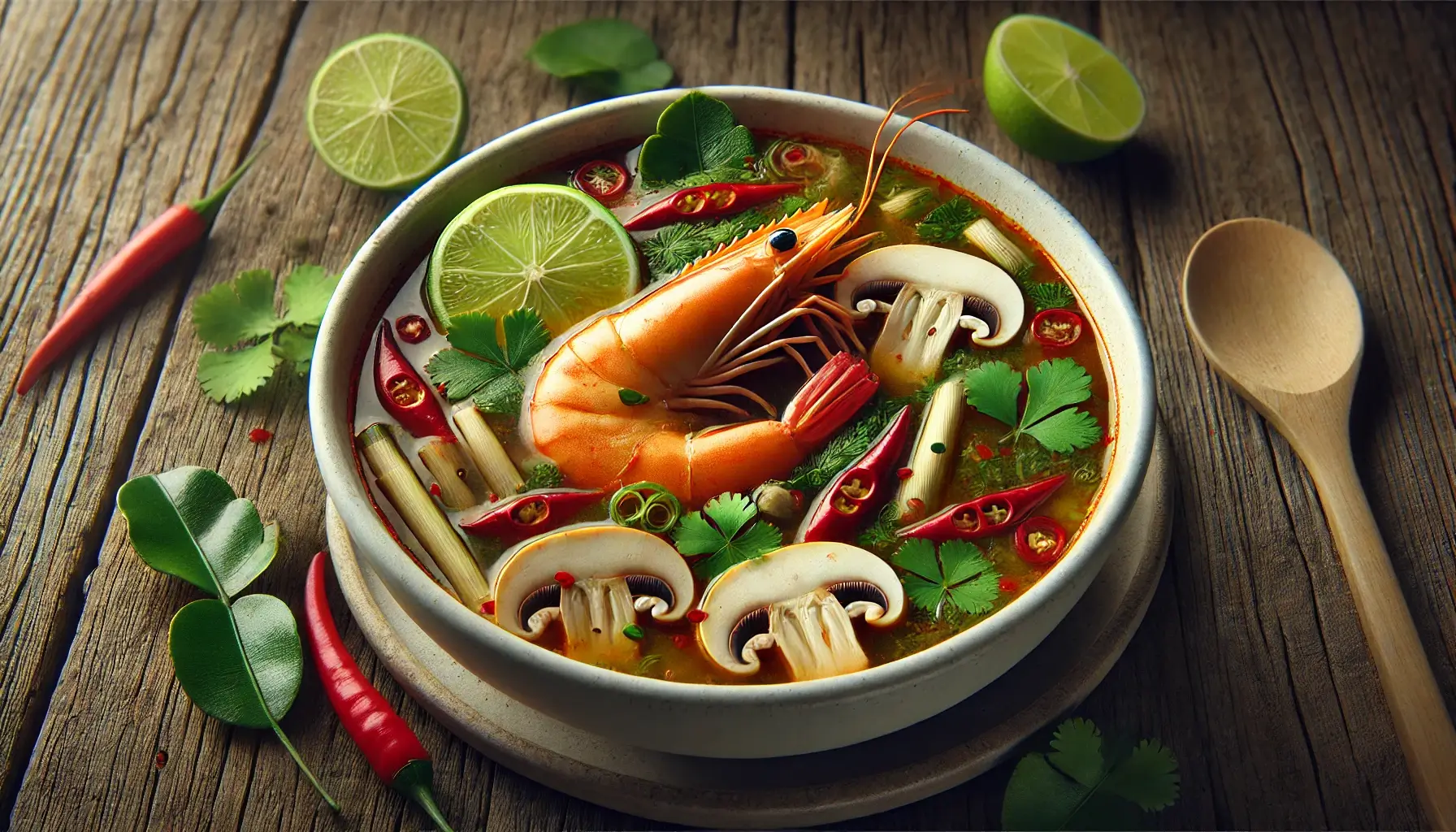 Tom Yum Tarifi (Tayland Acılı Ekşili Çorbası)