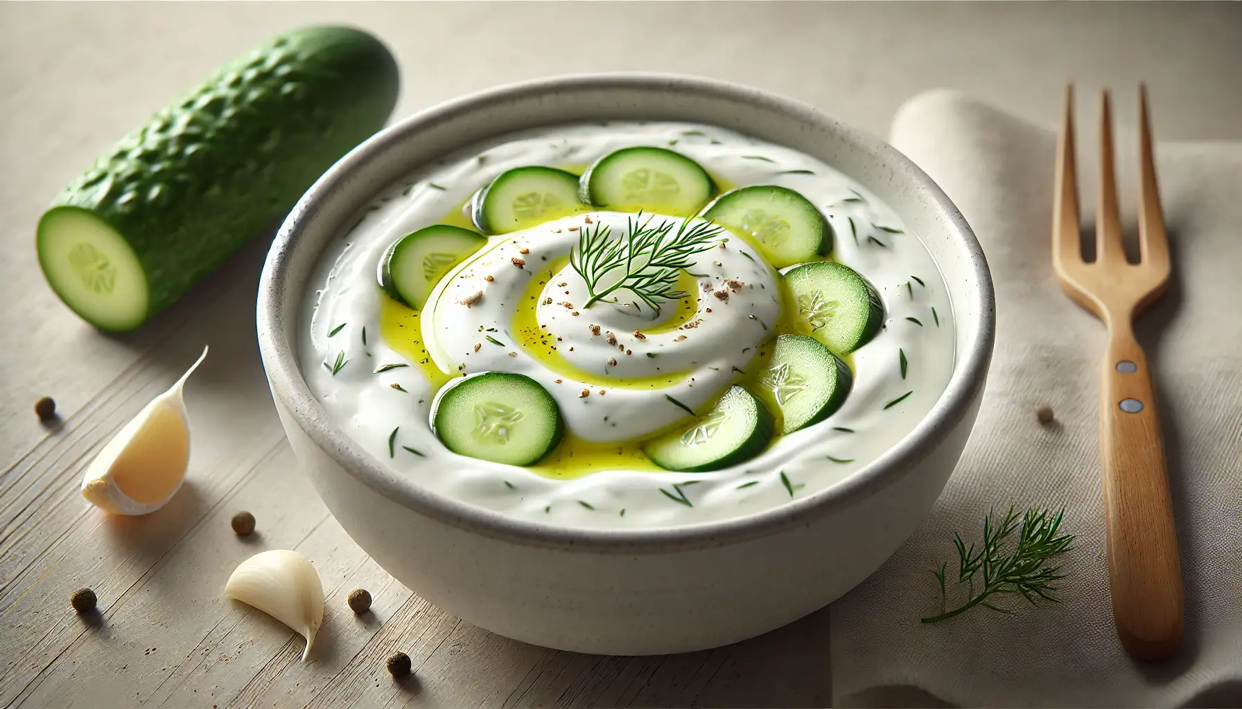 Tzatziki (Yoğurtlu Yunan Çorbası) Tarifi