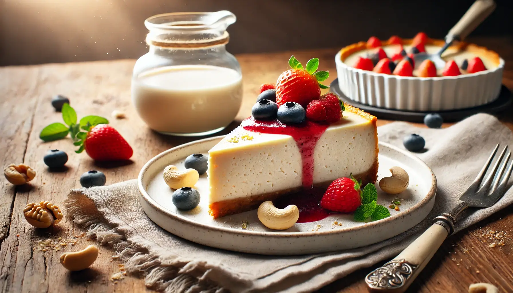 Vegan Cheesecake Tarifi